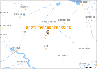 map of North Croghan Crossing