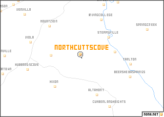 map of Northcutts Cove