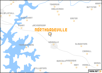 map of North Dadeville