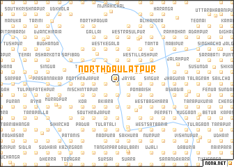 map of North Daulatpur