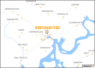 map of North Dayton