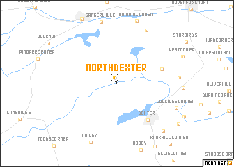 map of North Dexter