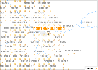 map of North Dhulīpāra