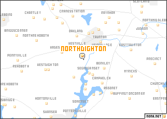 map of North Dighton