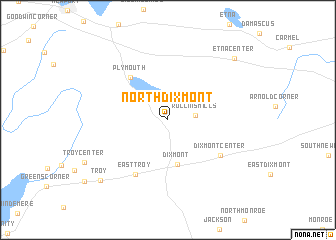 map of North Dixmont