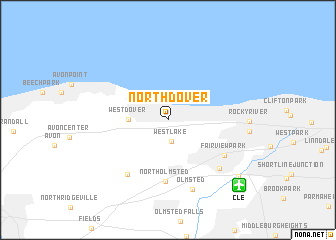 map of North Dover