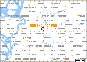 map of North Durgāpur