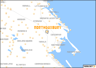 map of North Duxbury