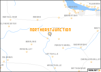 map of North East Junction