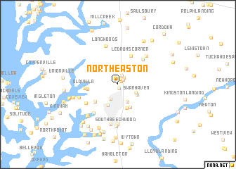 map of North Easton