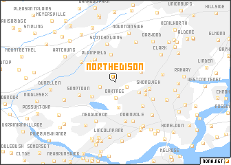 map of North Edison