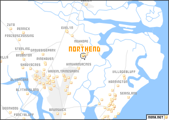 map of North End