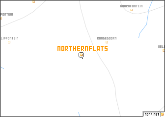 map of Northern Flats