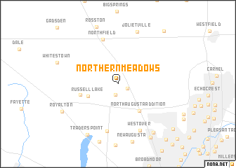 map of Northern Meadows