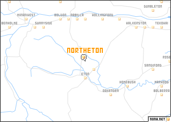 map of North Eton
