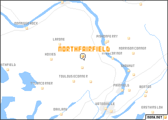 map of North Fairfield