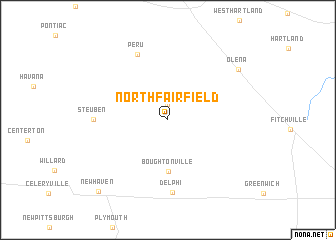 map of North Fairfield