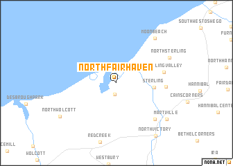 map of North Fair Haven