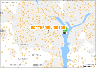 map of North Fairlington