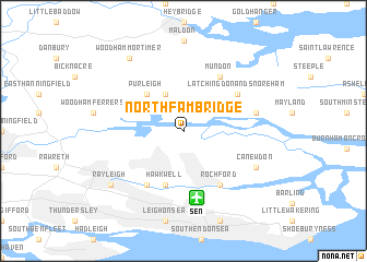 map of North Fambridge