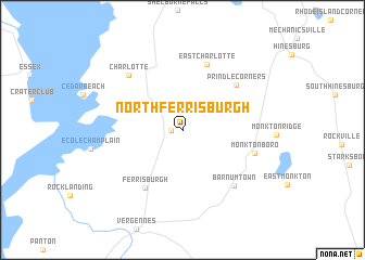 map of North Ferrisburgh