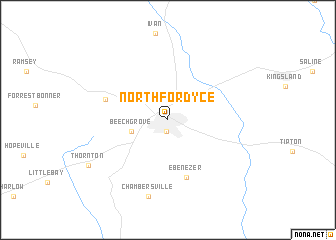 map of North Fordyce