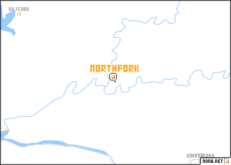 map of North Fork