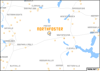 map of North Foster