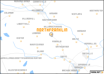 map of North Franklin