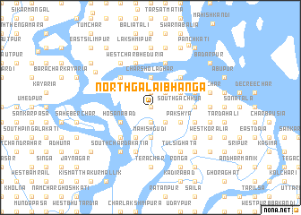 map of North Galāibhānga