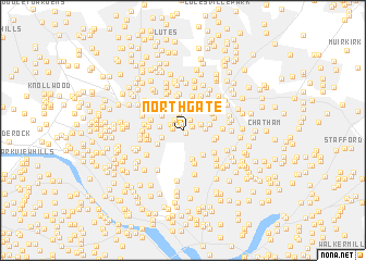 map of North Gate