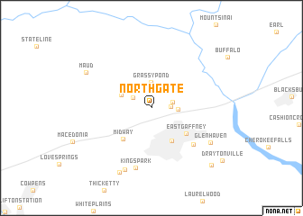 map of Northgate