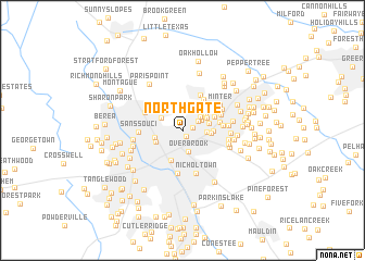 map of Northgate