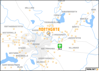 map of Northgate