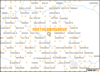 map of North Gobindāpur