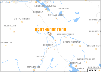 map of North Grantham