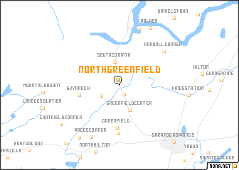 map of North Greenfield