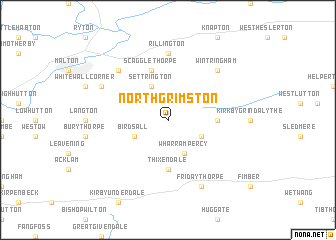 map of North Grimston