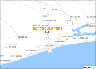 map of North Gulfport