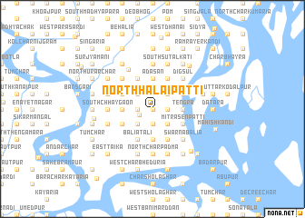 map of North Halaipatti