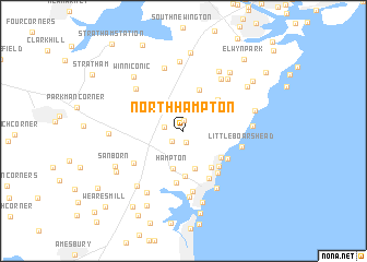 map of North Hampton