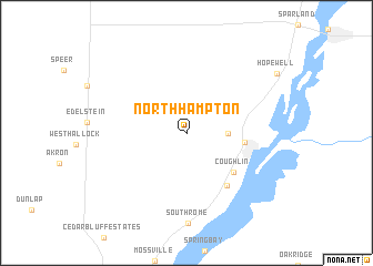 map of North Hampton