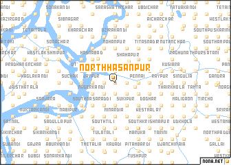 map of North Hāsanpur