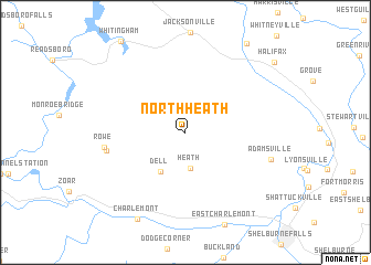 map of North Heath
