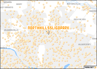 map of North Hills Sligo Park