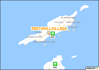 map of North Hill Village