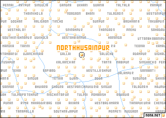 map of North Husainpur