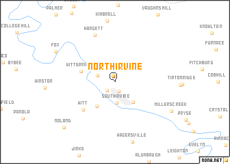 map of North Irvine