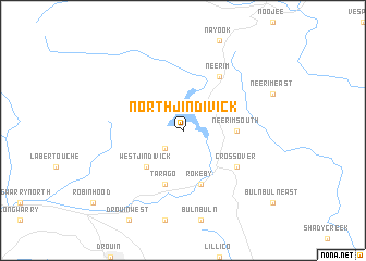 map of North Jindivick