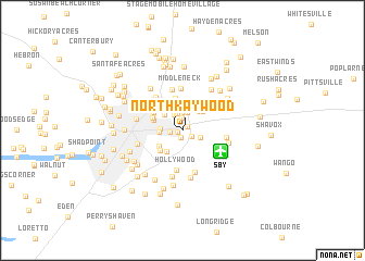 map of North Kaywood